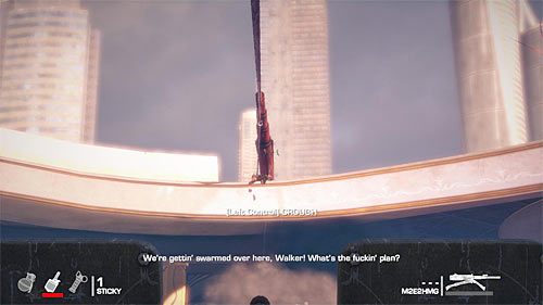 Zanim jeszcze otrzymasz pierwsze wskazówki od swoich podwładnych zajmij się wyeliminowaniem co najmniej kilku okolicznych przeciwników oraz żołnierza, który będzie do Ciebie próbował zjechać po linie - Rozdział XI - Alone - Ochraniaj swój oddział | Opis przejścia Spec Ops The Line - Spec Ops: The Line - poradnik do gry