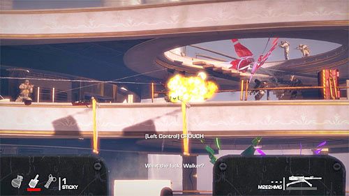 Po tym jak członkowie Twojej drużyny dotrą na najwyższy balkonik zdejmij kilku nowych przeciwników z dachu (zauważ, że możesz niszczyć fragmenty murku), a następnie zajmij się wrogimi żołnierzami rozstawionymi po prawej stronie - Rozdział XI - Alone - Ochraniaj swój oddział (kontynuacja) | Opis przejścia - Spec Ops: The Line - poradnik do gry