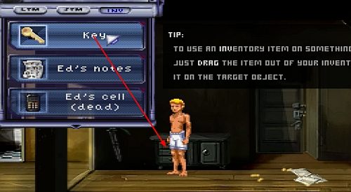 Teraz z menu w lewym górnym rogu wybierz INV - Mieszkanie Eda | Opis przejścia Resonance - Resonance - poradnik do gry