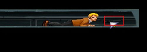 W szybie jako Ed kliknij na Rusty pipe, by ją usunąć - W środku Juno labs - Ed i Bennet (1) | Opis przejścia Resonance - Resonance - poradnik do gry