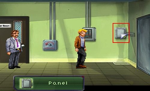 Teraz kliknij LPM na Panel, by podejść do panelu - W środku Juno labs - Ed i Bennet (1) | Opis przejścia Resonance - Resonance - poradnik do gry