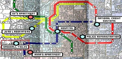 Wyjdź z budynku i wróć na boisko baseballowe - National Credit Systems - Ray | Opis przejścia Resonance - Resonance - poradnik do gry