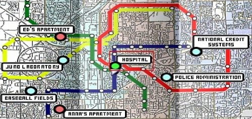W dwójkę (Anna i Ray) udajcie się do szpitala (Hospital) - National Credit Systems - Ray | Opis przejścia Resonance - Resonance - poradnik do gry