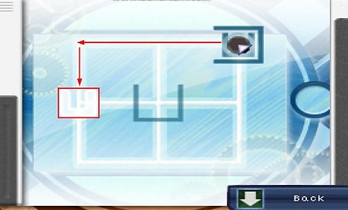 Ponownie przesuwaj kółko zgodnie z instrukcjami na screenach, by dotrzeć do wyjścia (kwadratu na screenie) - Tortoise Security - Bennet - Yellow, Red | Opis przejścia Resonance - Resonance - poradnik do gry