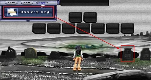 Otwórz INV i przesuń Uncles key na Fathers grave - Vault - Anna, Ed, Ray, Bennet (2) | Opis przejścia Resonance - Resonance - poradnik do gry