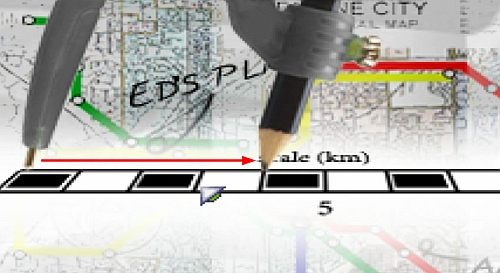 Kliknij LPM na skale odległości na górze mapy (strzałka) i ustaw ją na odległość 4km (tak jak na screenie) i wróć do mapy - Edgetown - Ray, Bennet | Opis przejścia Resonance - Resonance - poradnik do gry