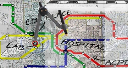 Teraz ustaw igłę w czerwonym kółku, pokazanym na screenie i kliknij LPM - Edgetown - Ray, Bennet | Opis przejścia Resonance - Resonance - poradnik do gry