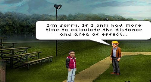 Po przerywniku zostaniesz przeniesiony na boisko do baseballu - Zakończenie - Lesser of Two Evils | Opis przejścia Resonance - Resonance - poradnik do gry