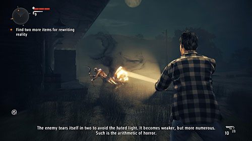 Drugi z przedmiotów, płytę CD, znajdziesz w magazynie przy torach - Akt 1 - The Mechanic | Akt 1 | Alan Wakes American Nightmare - Alan Wakes American Nightmare - poradnik do gry