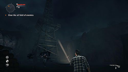 Po dojściu do wieży wyeliminuj wszystkich wrogów - Akt 1 - The Mechanic | Akt 1 | Alan Wakes American Nightmare - Alan Wakes American Nightmare - poradnik do gry