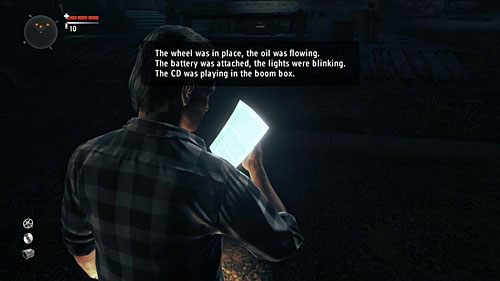 Zajrzyj do manuskryptu - Akt 1 - The Mechanic | Akt 1 | Alan Wakes American Nightmare - Alan Wakes American Nightmare - poradnik do gry