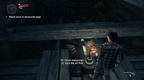 U podstawy wieży włóż zawór i przekręć go - Akt 1 - The Mechanic | Akt 1 | Alan Wakes American Nightmare - Alan Wakes American Nightmare - poradnik do gry