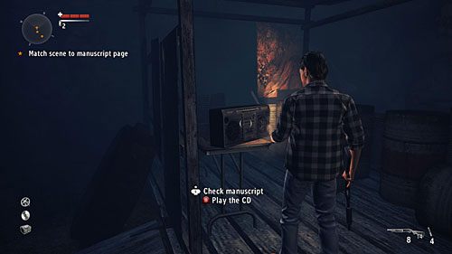 Włóż płytę do boomboksa - Akt 2 - Setback | Akt 2 | Alan Wakes American Nightmare - Alan Wakes American Nightmare - poradnik do gry