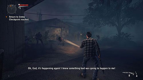 Na dziedzińcu motelu roi się od przeciwników - Akt 2 - Setback | Akt 2 | Alan Wakes American Nightmare - Alan Wakes American Nightmare - poradnik do gry