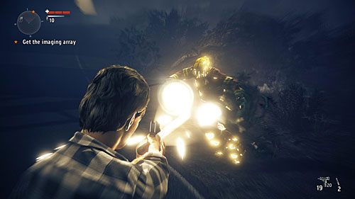 Wkraczając na teren obserwatorium już wiesz, że potrzebujesz odnaleźć aparat do teleskopu - Akt 2 - Progress | Akt 2 | Alan Wakes American Nightmare - Alan Wakes American Nightmare - poradnik do gry