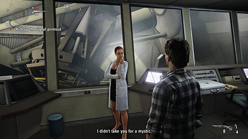 Na koniec porozmawiaj z panią doktor i weź wydruk z drukarki - Akt 2 - Progress | Akt 2 | Alan Wakes American Nightmare - Alan Wakes American Nightmare - poradnik do gry