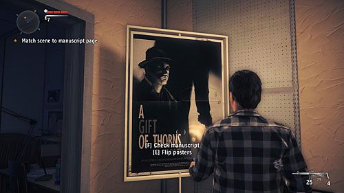 Po drugiej stronie pomieszczenia jest plakat - Akt 2 - Relapse | Akt 2 | Alan Wakes American Nightmare - Alan Wakes American Nightmare - poradnik do gry