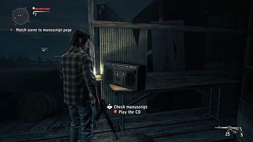 Po wyjściu z kanionu okaże się, że Emma już wszystko przygotowała, wystarczy tylko wprawić w ruch scenografię - Akt 3 - Resolved | Akt 3 | Alan Wakes American Nightmare - Alan Wakes American Nightmare - poradnik do gry