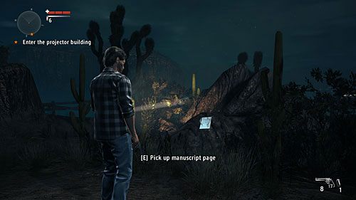 Po wyjściu z elektrowni Mr - Akt III - United | Strony manuskryptu | Alan Wakes American Nightmare - Alan Wakes American Nightmare - poradnik do gry