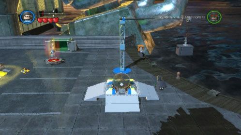 Następnie zbuduj z klocków podest dla Robina i przebierz go w kostium akrobaty - Współudział - prolog | Opis przejścia LEGO Batman 2 DC Super Heroes - LEGO Batman 2: DC Super Heroes - poradnik do gry