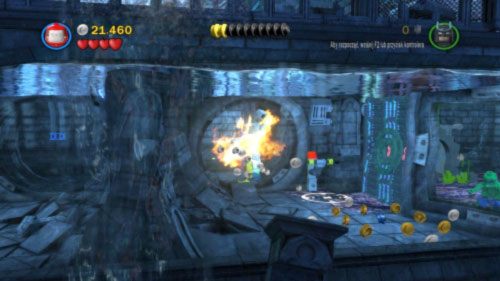 Przełącz się na Robina i skieruj się w prawo - Misja w Arkham | Opis przejścia LEGO Batman 2 DC Super Heroes - LEGO Batman 2: DC Super Heroes - poradnik do gry