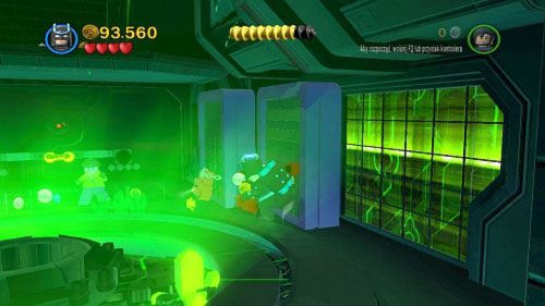 Kolejne pomieszczenie promieniuje kryptonitem, dlatego musisz działać głównie Batmanem - Kierunek - Metropolis | Opis przejścia LEGO Batman 2 DC Super Heroes - LEGO Batman 2: DC Super Heroes - poradnik do gry