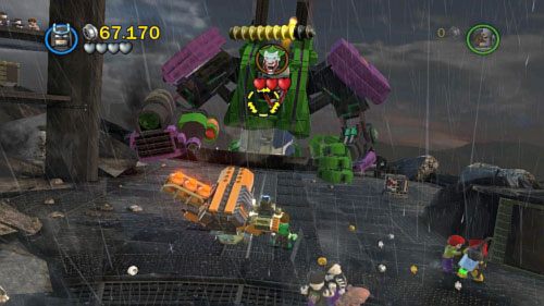 Zniszcz dwa pudła stojące na środku, a z klocków zbuduj działo - Nie wierzę w wieże | Opis przejścia LEGO Batman 2 DC Super Heroes - LEGO Batman 2: DC Super Heroes - poradnik do gry