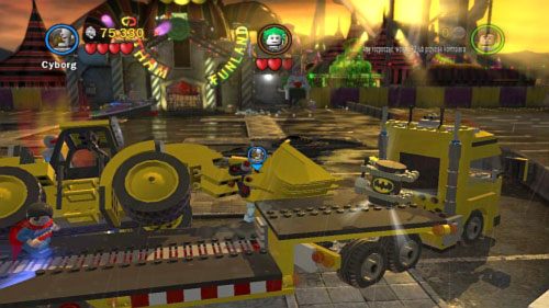 #10 - Po odblokowaniu koparki stwórz działo i wystrzel z niego - Współudział | Minizestawy LEGO Batman 2 DC Super Heroes - LEGO Batman 2: DC Super Heroes - poradnik do gry