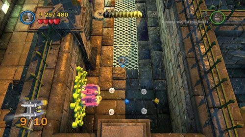 #09 - W lewej części labiryntu znajduje się korytarz z kratą na podłodze - Awantura w Arkham | Minizestawy LEGO Batman 2 DC Super Heroes - LEGO Batman 2: DC Super Heroes - poradnik do gry