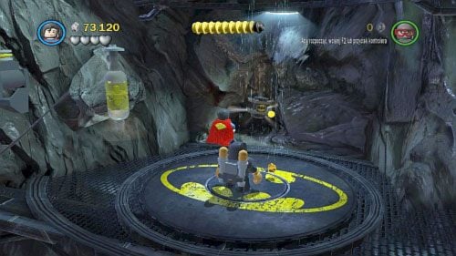 #07 - W dużej lokacji z trzema platformami połączonymi niebieskimi kładkami - Nieproszeni goście | Minizestawy LEGO Batman 2 DC Super Heroes - LEGO Batman 2: DC Super Heroes - poradnik do gry
