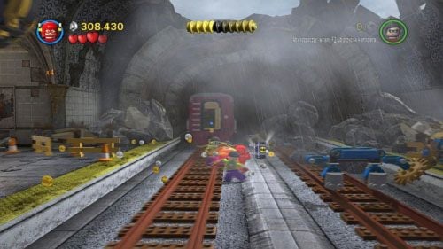 #08 - W lokacji, gdzie po raz pierwszy musisz stawić czoła ramieniu robota - Podziemna kryjówka | Minizestawy LEGO Batman 2 DC Super Heroes - LEGO Batman 2: DC Super Heroes - poradnik do gry