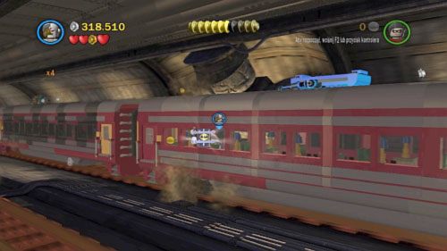 #09 - Podczas fragmentu na pędzącym metrze - Podziemna kryjówka | Minizestawy LEGO Batman 2 DC Super Heroes - LEGO Batman 2: DC Super Heroes - poradnik do gry