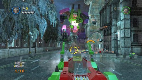#01 - Zniszcz jeepa, który jedzie przed robotem Jokera - Niestabilny rdzeń | Minizestawy LEGO Batman 2 DC Super Heroes - LEGO Batman 2: DC Super Heroes - poradnik do gry