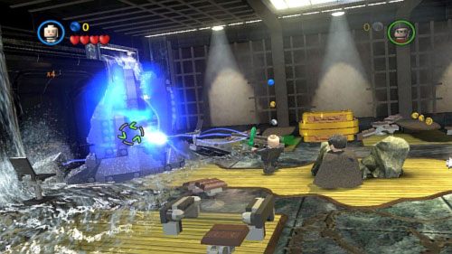 #02 - W pierwszym pomieszczeniu użyj broni Leksa na czarnych klockach z lewej i ułóż je Flashem - Nie wierzę w wieże | Minizestawy LEGO Batman 2 DC Super Heroes - LEGO Batman 2: DC Super Heroes - poradnik do gry