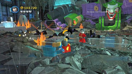 #06 - W lewym dolnym narożniku jest niebieska skrzynia - Bohaterowie, do boju | Minizestawy LEGO Batman 2 DC Super Heroes - LEGO Batman 2: DC Super Heroes - poradnik do gry