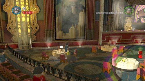 Na deskach teatru - w pierwszej lokacji skieruj się w lewo - Obywatele w opałach | Inne | LEGO Batman 2 DC Super Heroes - LEGO Batman 2: DC Super Heroes - poradnik do gry
