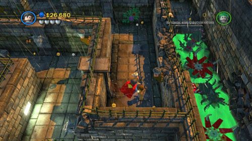 Awantura w Arkham - przeleć przez mur, o który rozbije się Kobieta Kot i rozpraw się z dwoma zbirami - Obywatele w opałach | Inne | LEGO Batman 2 DC Super Heroes - LEGO Batman 2: DC Super Heroes - poradnik do gry