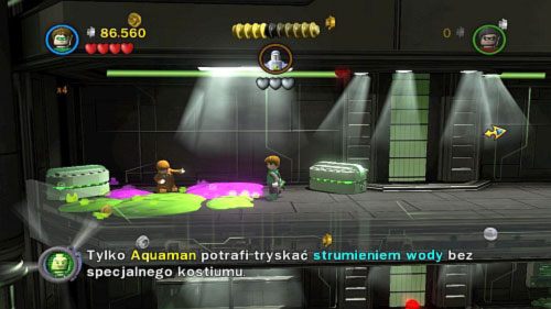 Nowe technologie - w pierwszej lokacji wskocz na drugi balkon i przejdź w lewą stronę - Obywatele w opałach | Inne | LEGO Batman 2 DC Super Heroes - LEGO Batman 2: DC Super Heroes - poradnik do gry