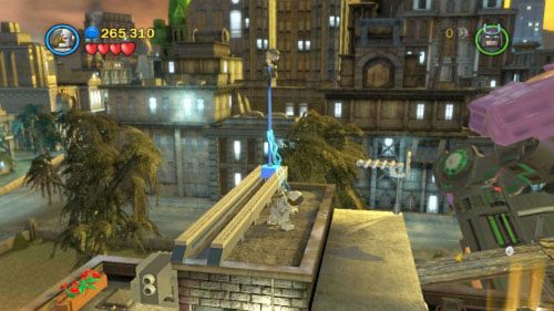 Nowy prezydent - podczas walki z robotem wejdź na dach budynku z lewej - Obywatele w opałach | Inne | LEGO Batman 2 DC Super Heroes - LEGO Batman 2: DC Super Heroes - poradnik do gry