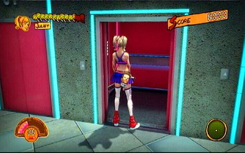 Uratuj go, a następnie wejdź do windy - 4 - Fulci Fun Center - zombie Pac-Man | Opis przejścia Lollipop Chainsaw - Lollipop Chainsaw - poradnik do gry