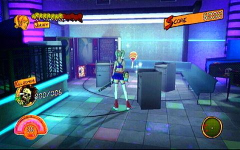 Na kolejnym piętrze budynku znajdziesz sklep - 4 - Fulci Fun Center - zombie Pac-Man | Opis przejścia Lollipop Chainsaw - Lollipop Chainsaw - poradnik do gry