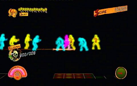 Gdy wróg zginie, wejdź w różowe drzwi, a następnie wjedź windą z lewej - 4 - Fulci Fun Center - zombie Pac-Man | Opis przejścia Lollipop Chainsaw - Lollipop Chainsaw - poradnik do gry