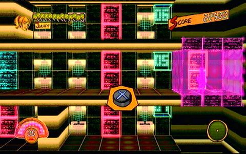 Po śmierci ostatniego wroga przejdź różowymi drzwiami na górę - 4 - Fulci Fun Center - zombie Pac-Man | Opis przejścia Lollipop Chainsaw - Lollipop Chainsaw - poradnik do gry