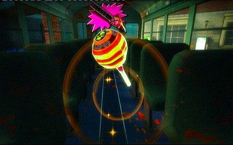 W środku znajdziesz lizaka, który regeneruje utracone punkty zdrowia - Prolog - pierwsze kroki | Opis przejścia Lollipop Chainsaw - Lollipop Chainsaw - poradnik do gry