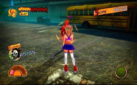 Jeżeli nie uda cię się uratować cywila, przemieni się on w potężniejszego zombie - Prolog - wprawki w walce | Opis przejścia Lollipop Chainsaw - Lollipop Chainsaw - poradnik do gry