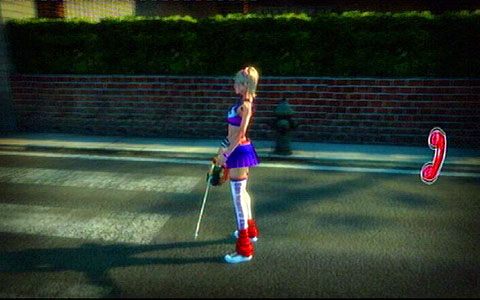 Kawałek dalej zadzwoni do ciebie mama - Prolog - wprawki w walce | Opis przejścia Lollipop Chainsaw - Lollipop Chainsaw - poradnik do gry