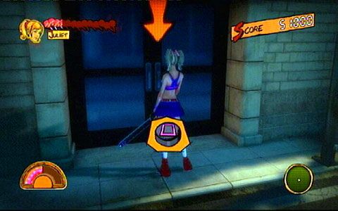 Zbierz wszystko, a następnie przejdź przez drzwi po prawej - Prolog - wprawki w walce | Opis przejścia Lollipop Chainsaw - Lollipop Chainsaw - poradnik do gry