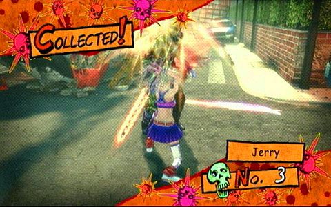 Po tym desperackim ataki, zadaj mu parę ciosów i zakończ starcie - Prolog - wprawki w walce | Opis przejścia Lollipop Chainsaw - Lollipop Chainsaw - poradnik do gry
