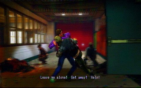 Po zakończeniu starcia wyjdź na korytarz po drugiej stronie i biegnij kawałek prosto - 1 - Highschool - zombie w szkole | Opis przejścia Lollipop Chainsaw - Lollipop Chainsaw - poradnik do gry