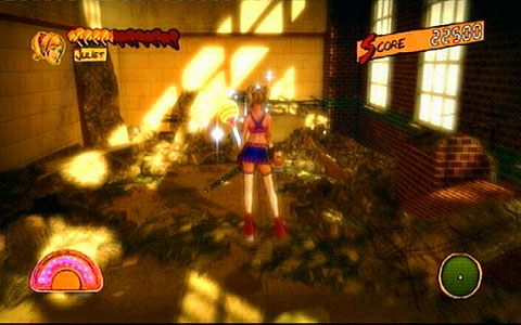 Zanim przejdziesz na drugą stronę, pamiętaj o zabraniu leczącego lizaka - 1 - Highschool - zombie w szkole | Opis przejścia Lollipop Chainsaw - Lollipop Chainsaw - poradnik do gry